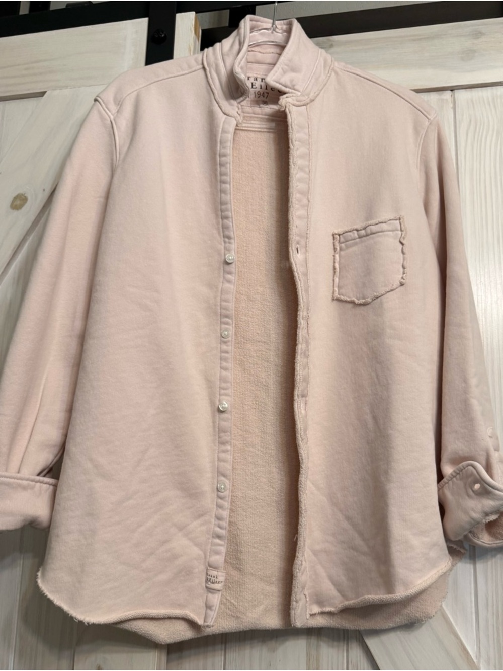 Frank and Eileen M like new Eileen triple Terry pocket vintage rose button up - Picture 2 of 10